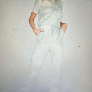 KITTENISH - cotton candy tie dye jumpsuit